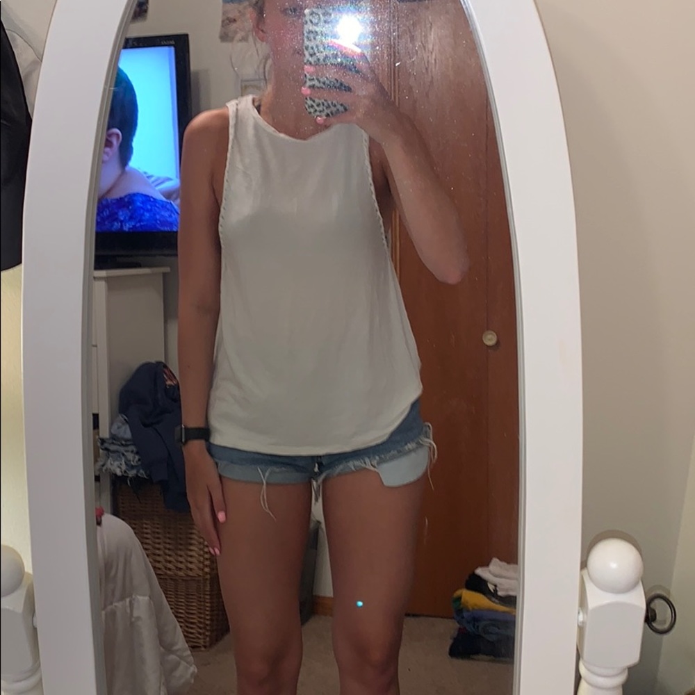 White tank top